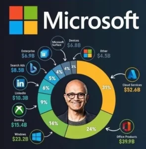 Microsoft diversifikation der Produkte